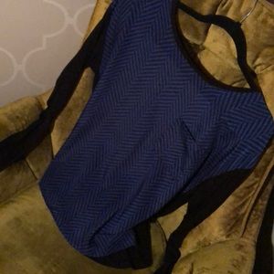 Michael Kors blue cozy shirt